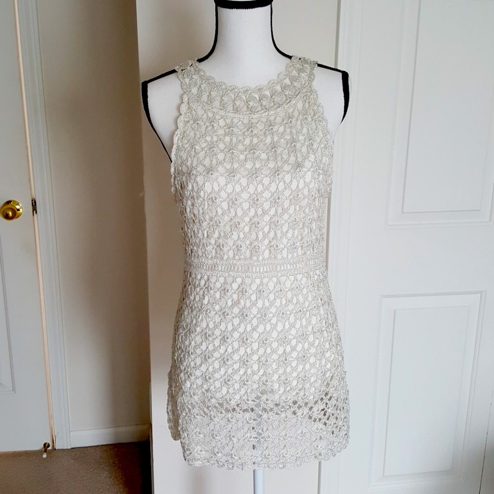 24:07 - Inc International Concepts Crochet Lace Halter